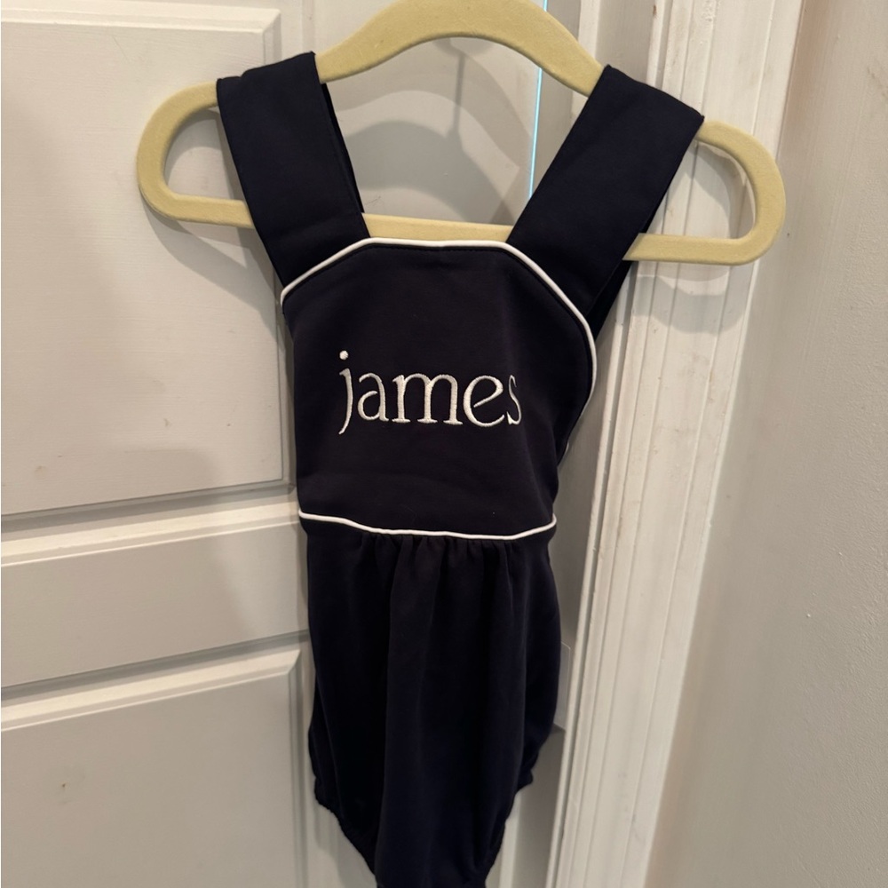 navy blue Baby Romper